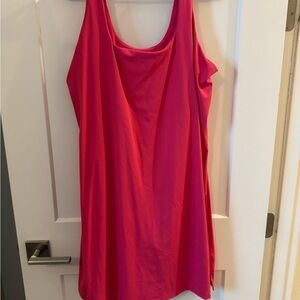 Women's Pink Sleeveless Athletic Dress